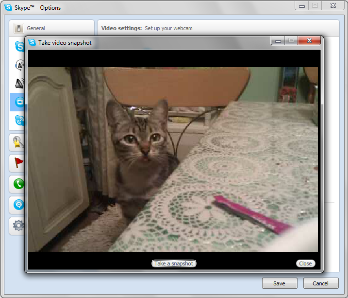 Ip camera as online webcam